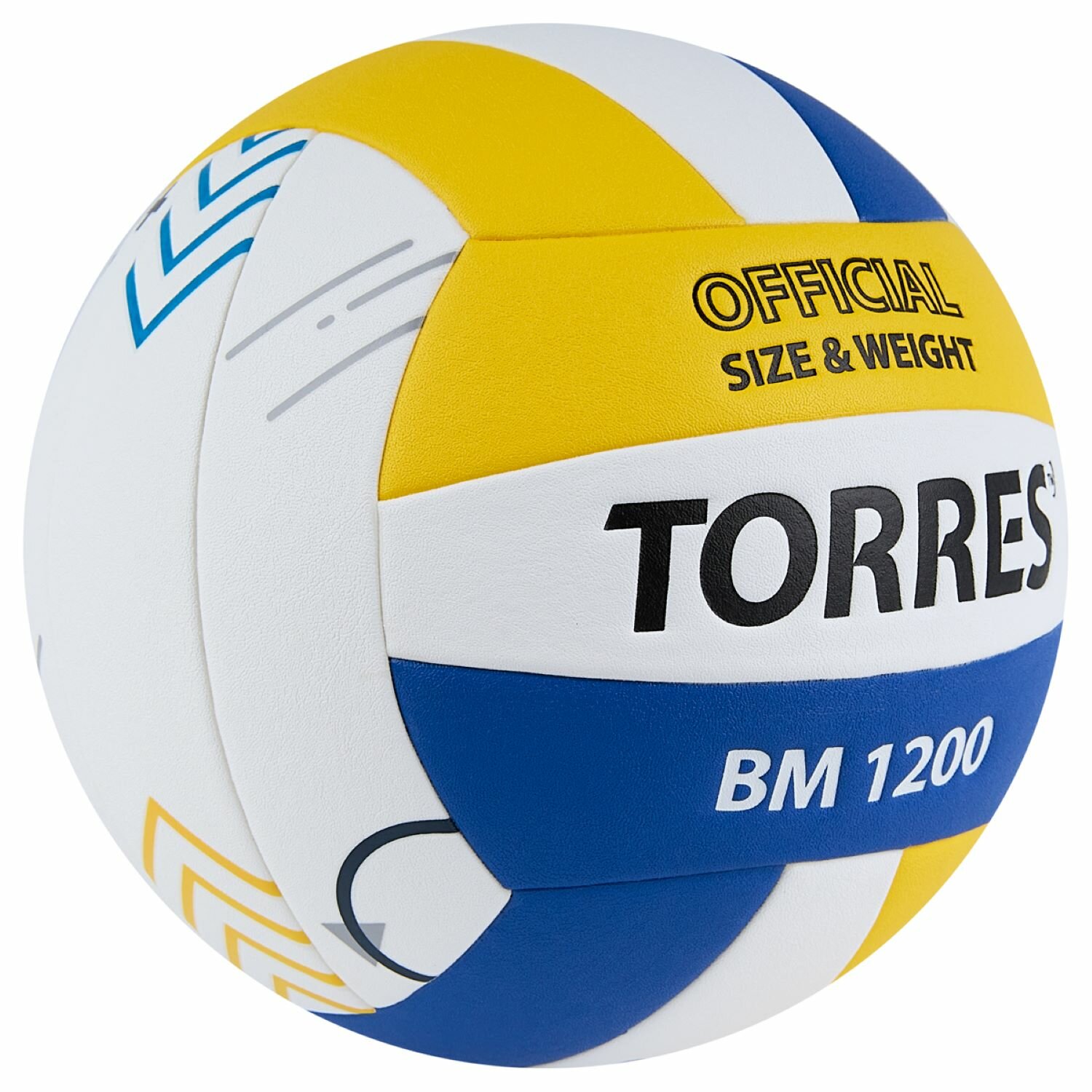 Мяч волейбольный TORRES BM1200 NEW, микрофибра, поставляется накаченным — фото 1