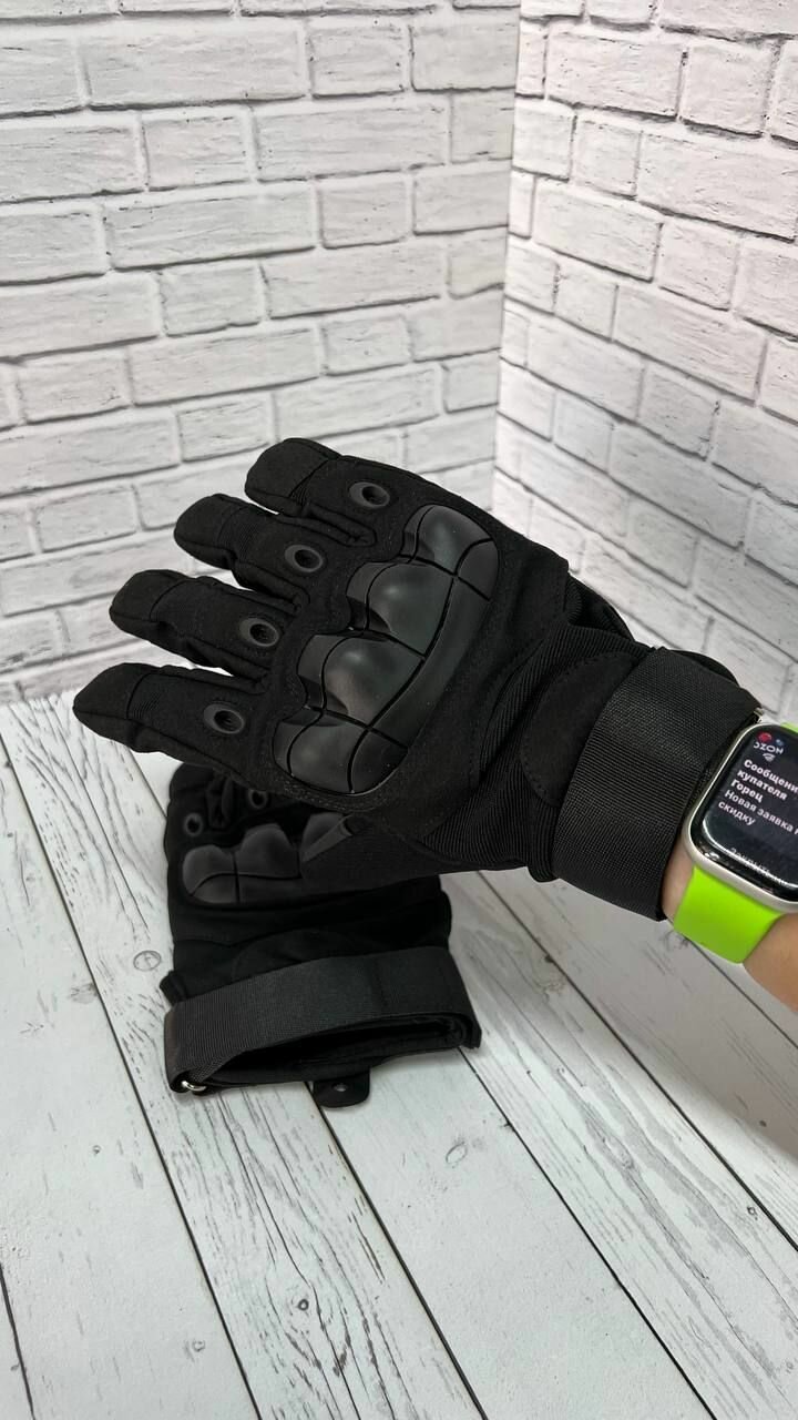 Тактические перчатки Outdoor Tactics чёрные — фото 1