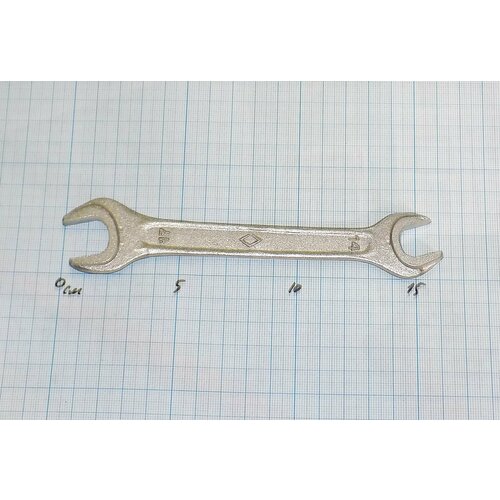 Ключ КГД 14х17 мм гаечный с открытым зевом двухсторонний 200₽