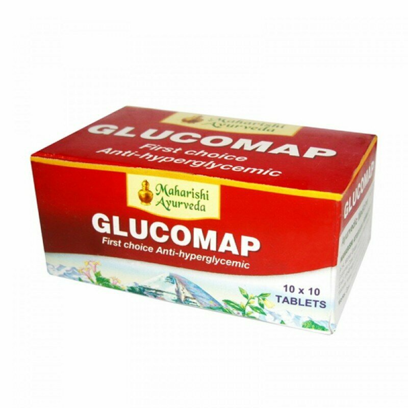 Глюкомап Glucomap Maharishi Ayurveda 100 таблеток
