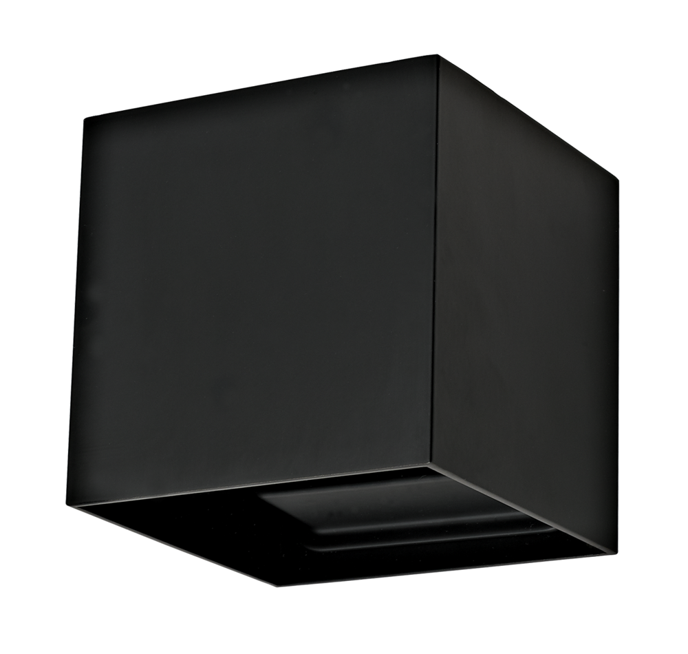 Настенный светильник светодиодный Inspire Kubbo теплый белый свет цвет черный