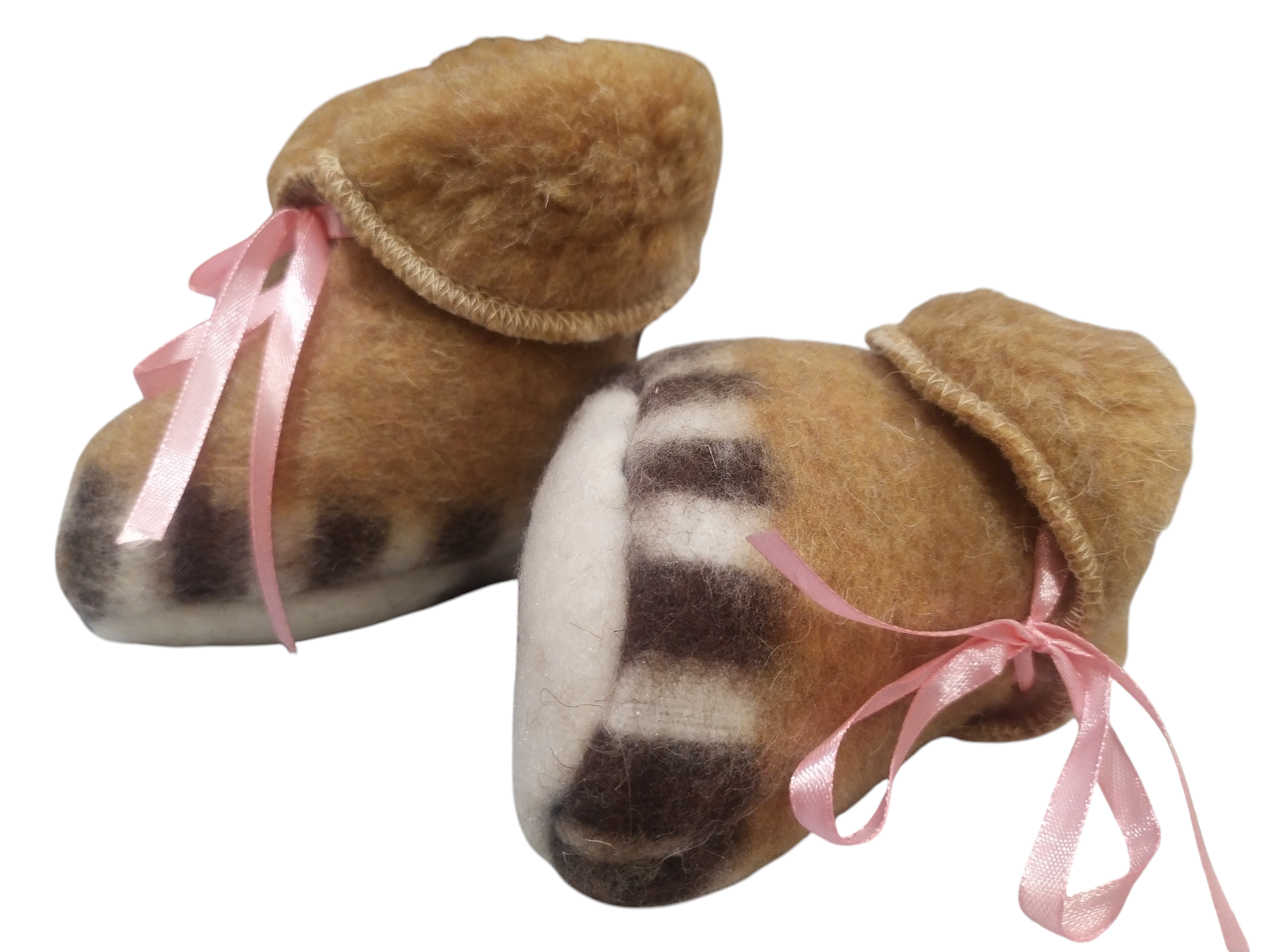 Пинетки Wool Lamb, размер 16, рыжий