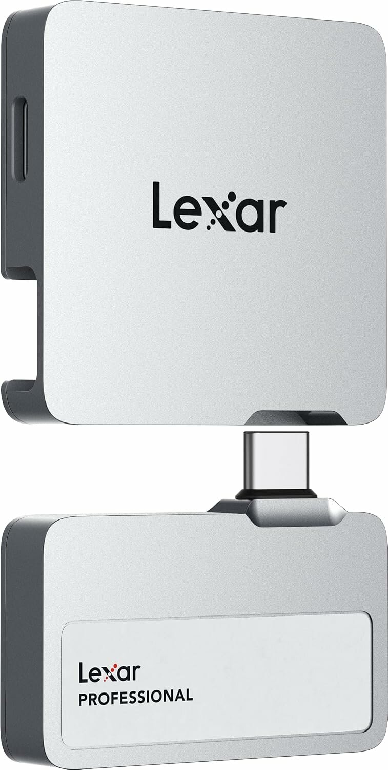 Внешний SSD-накопитель Lexar Go 1TB USB 3.2 Gen 2 серый