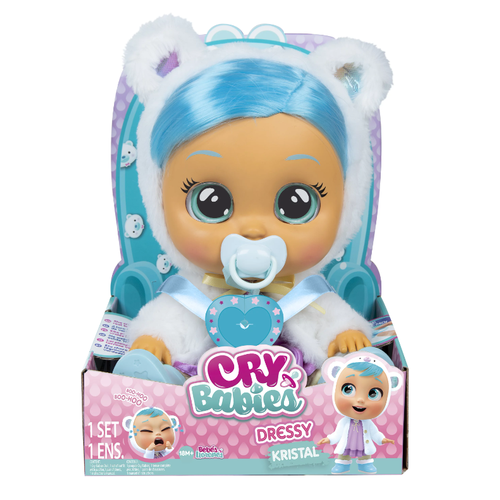 Кукла Край Бебис модница Кристал Cry Babies dressy Kristal плачущая интерактивная 30см 6490₽