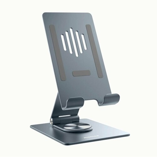Подставка для телефона планшета алюминиевая многофункциональная Momax Rotable Phone Tablet Stand вращающаяся Grey 2344₽