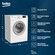 Узкая стиральная машина Beko WSDN63512ZSW, 6 кг, 1000 об./мин, 15...