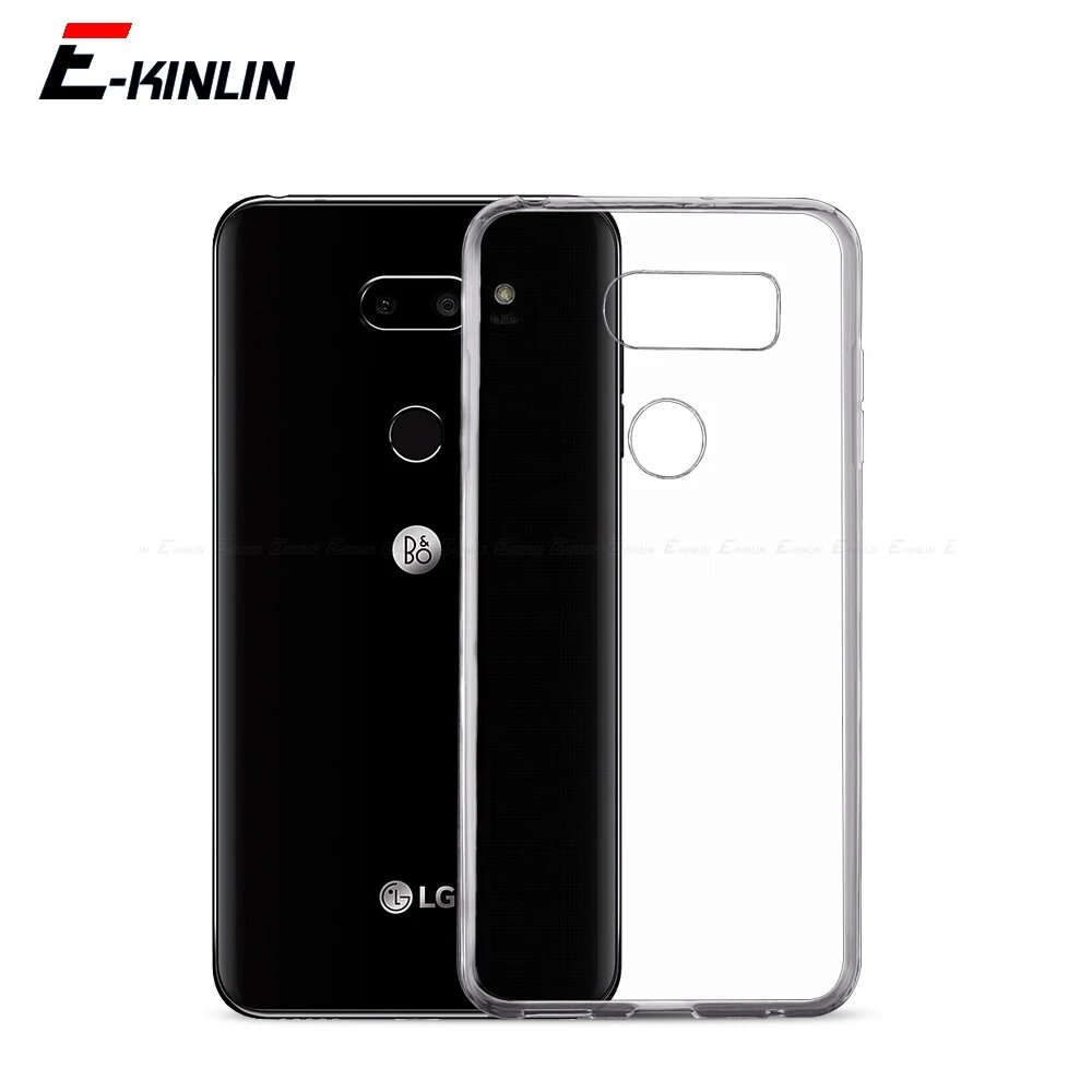 Ультратонкий прозрачный мягкий чехол из ТПУ для LG Velvet G8X V60 V50 V50S V35 V30 V30S Plus ThinQ Силиконовая задняя крышка для телефона, For LG V60 ThinQ