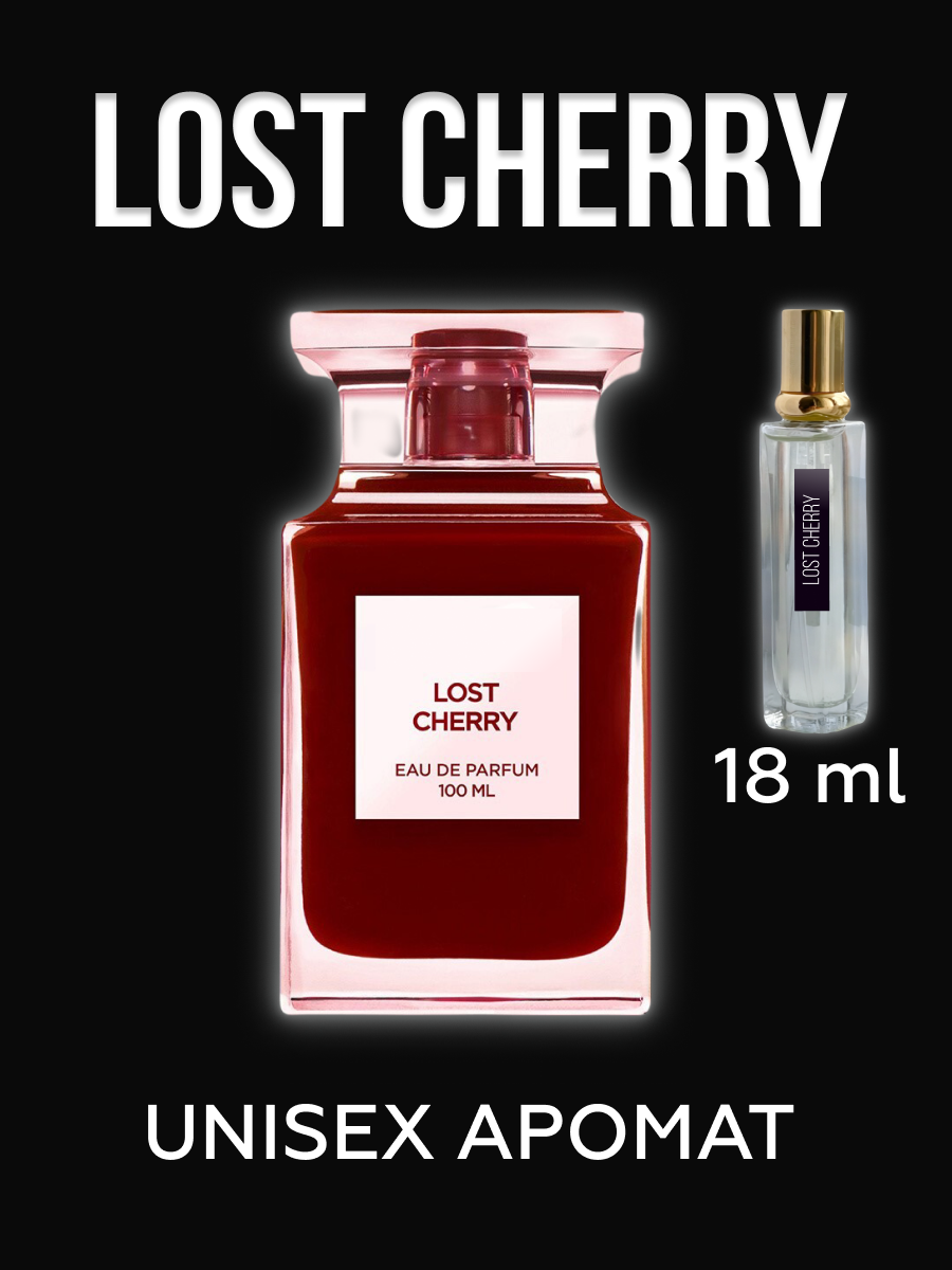 Духи вишневые, фруктовые по мотивам Лост Чери, Lost Cherry женские мужские стойкие 18 мл