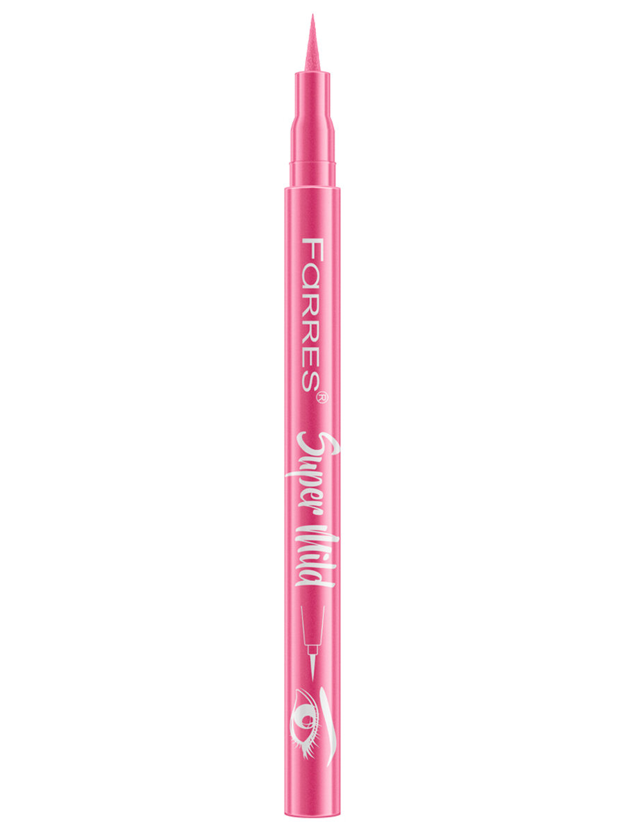 Подводка для глаз Farres маркер Magic Super Mild, тон 104 розовый