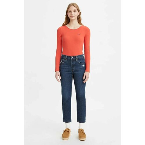фото Джинсы зауженные levi's 501 crop, размер w28/l26
