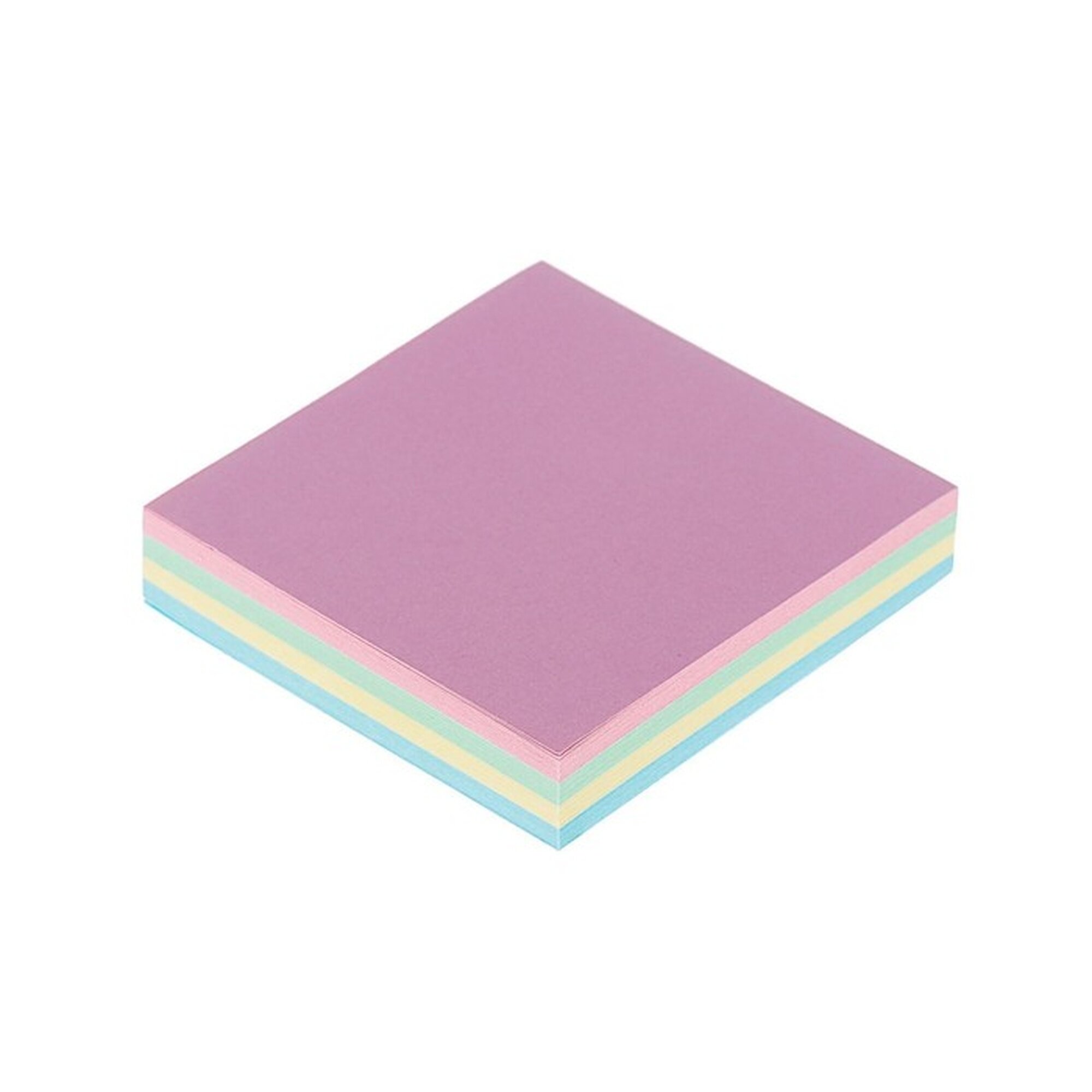 Блок с липким краем 51 х 51 мм 100 листов 4 цвета пастель микс
