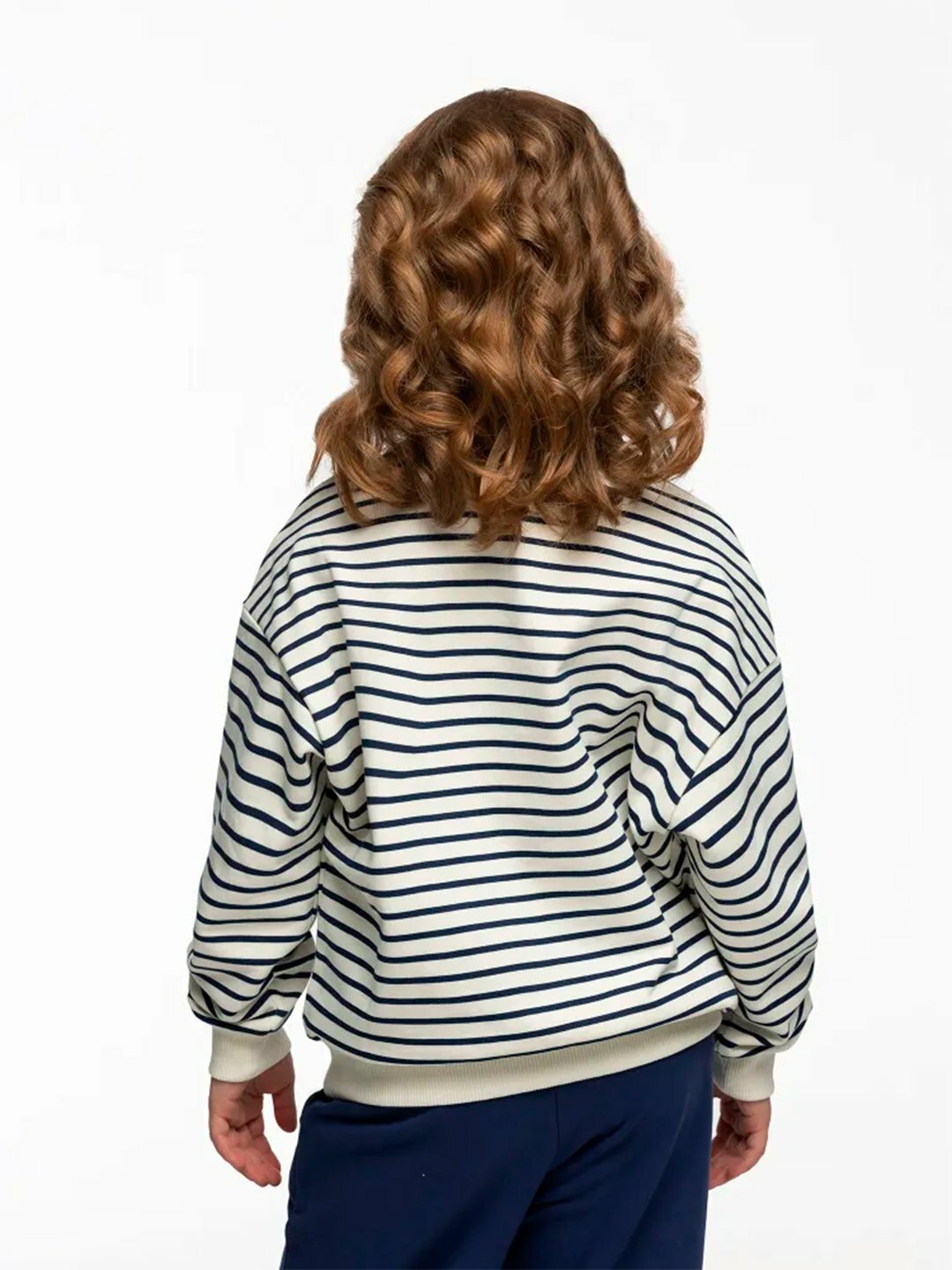 Худи , размер 134, белый/черный — фото 1