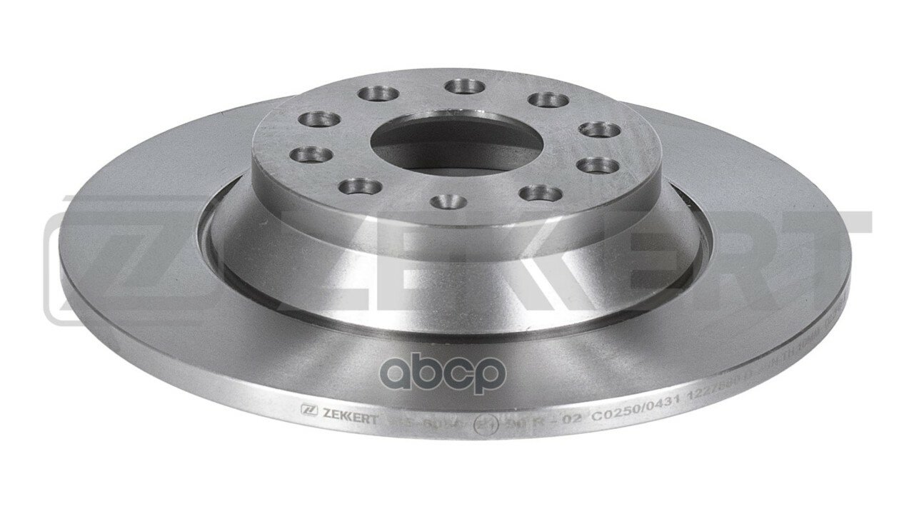 Диск торм. задн. Audi A3 III 12- TT III 14- Q3 13- VW Tiguan II 16- Touran III 15- Golf VII 12- Zekkert арт. bs-6080