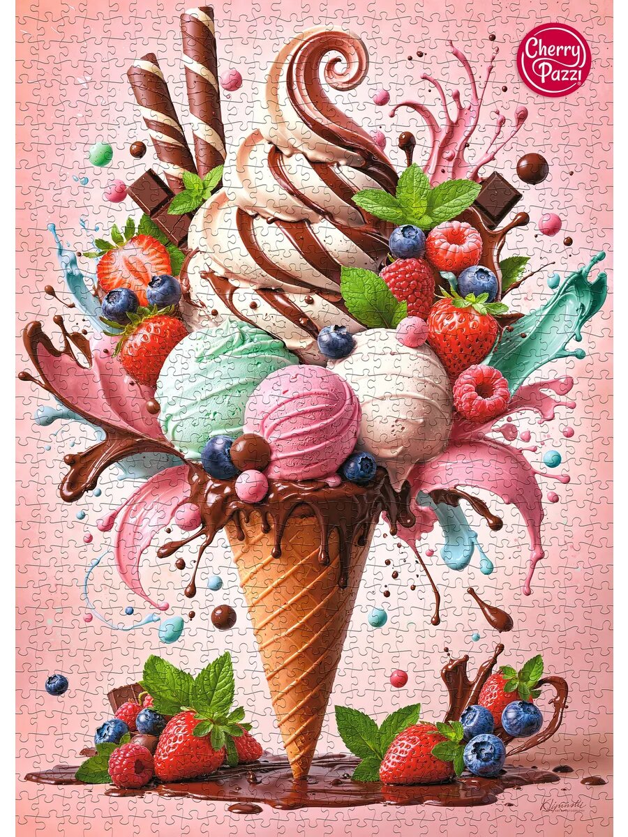 Пазл для взрослых 1000 элементов Сладкое блаженство — фото 1