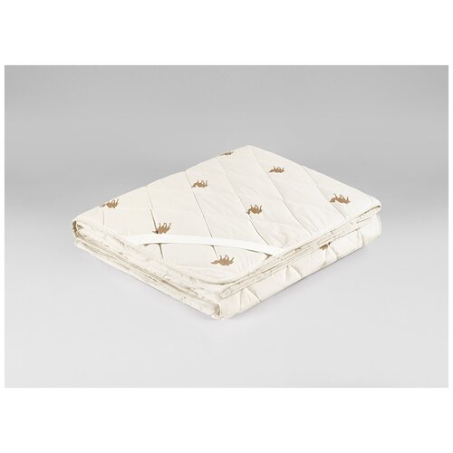 Наматрасник стеганый на резинках сахара / 90 х 200 / 50% шерсть верблюжья / 50% полиэфир