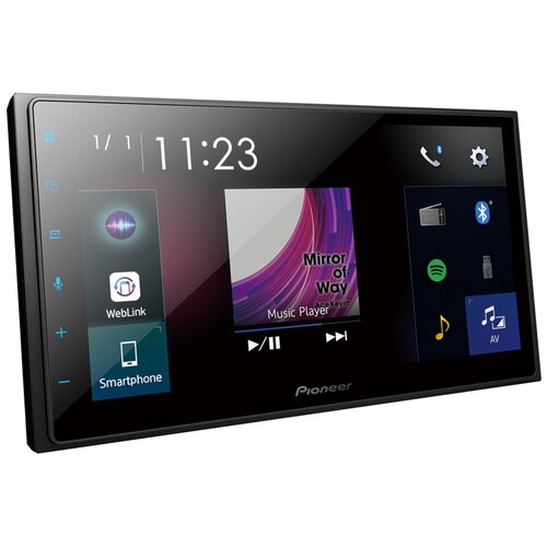 Pioneer DMH-Z5350BT wireless apple carplay support android auto mirror link ios 13 front rear view camera interface for audi a4 b8 3g 3g plus mmi