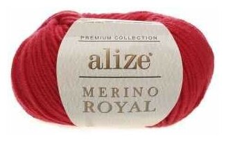 Пряжа Alize Merino royal 100%шерсть 100м 50г 1шт