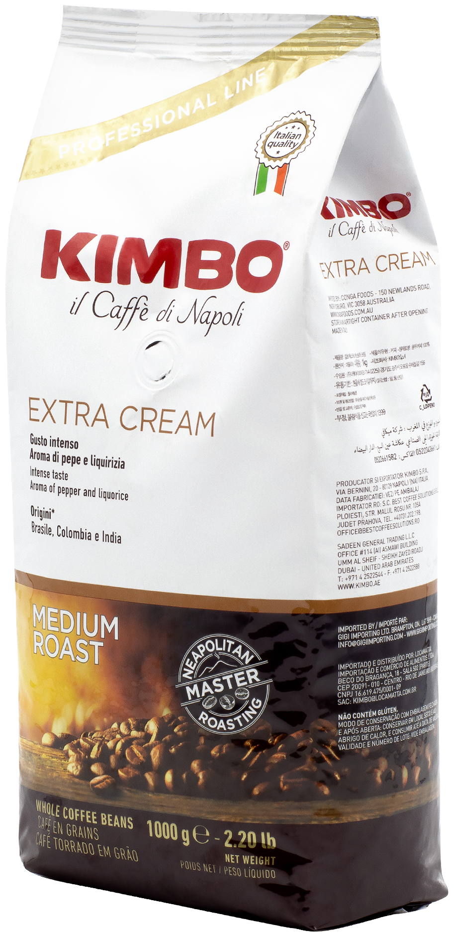 Кофе в зернах Kimbo Extra Сream (1 кг)