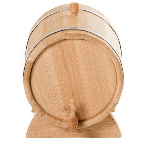 Жбан дубовый для самогона 10л, виски, коньяка, Средний обжиг, Бочка дубовая 10 литров