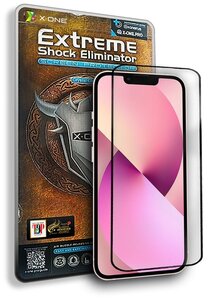 Фото Защитная противоударная бронепленка для iPhone 13/13 Pro/14 X-ONE Extreme Shock Eliminator Coverage 3-го поколения на весь экран