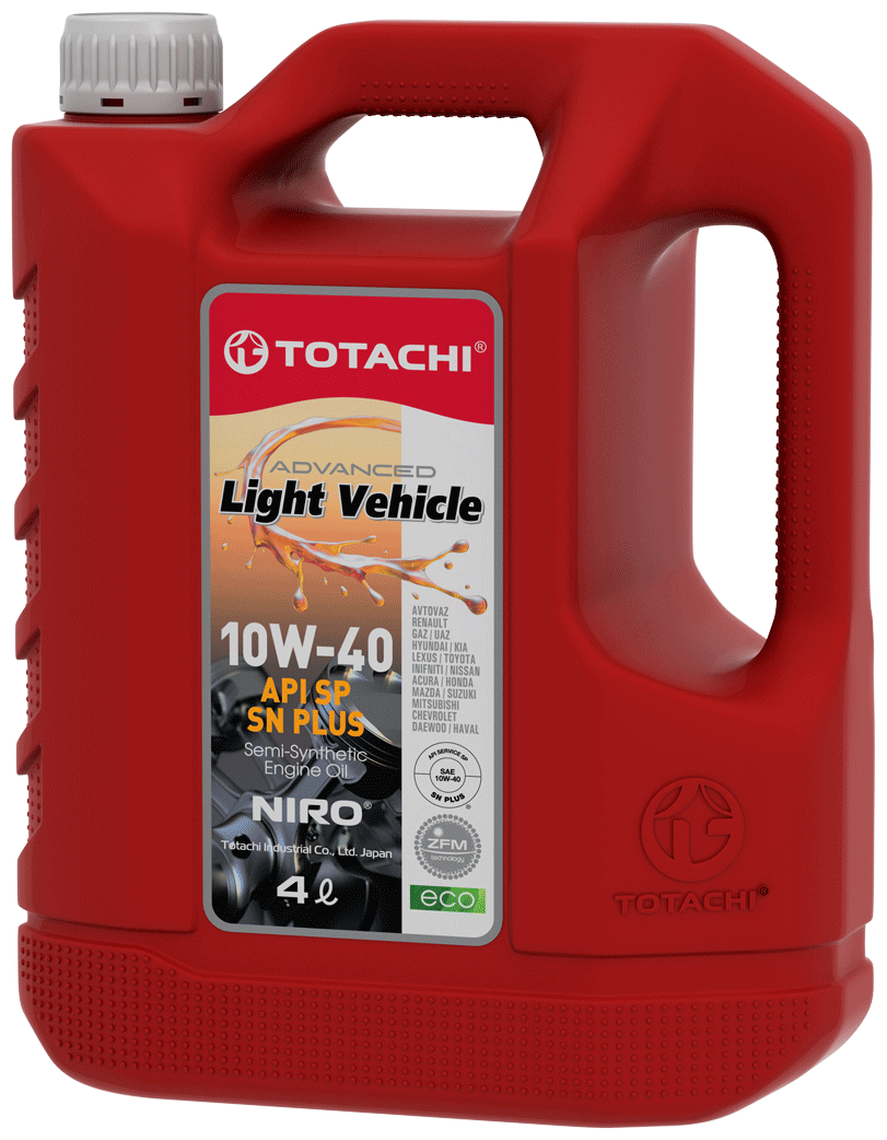 Полусинтетическое моторное масло TOTACHI NIRO LV Semi-Synthetic 10W-40