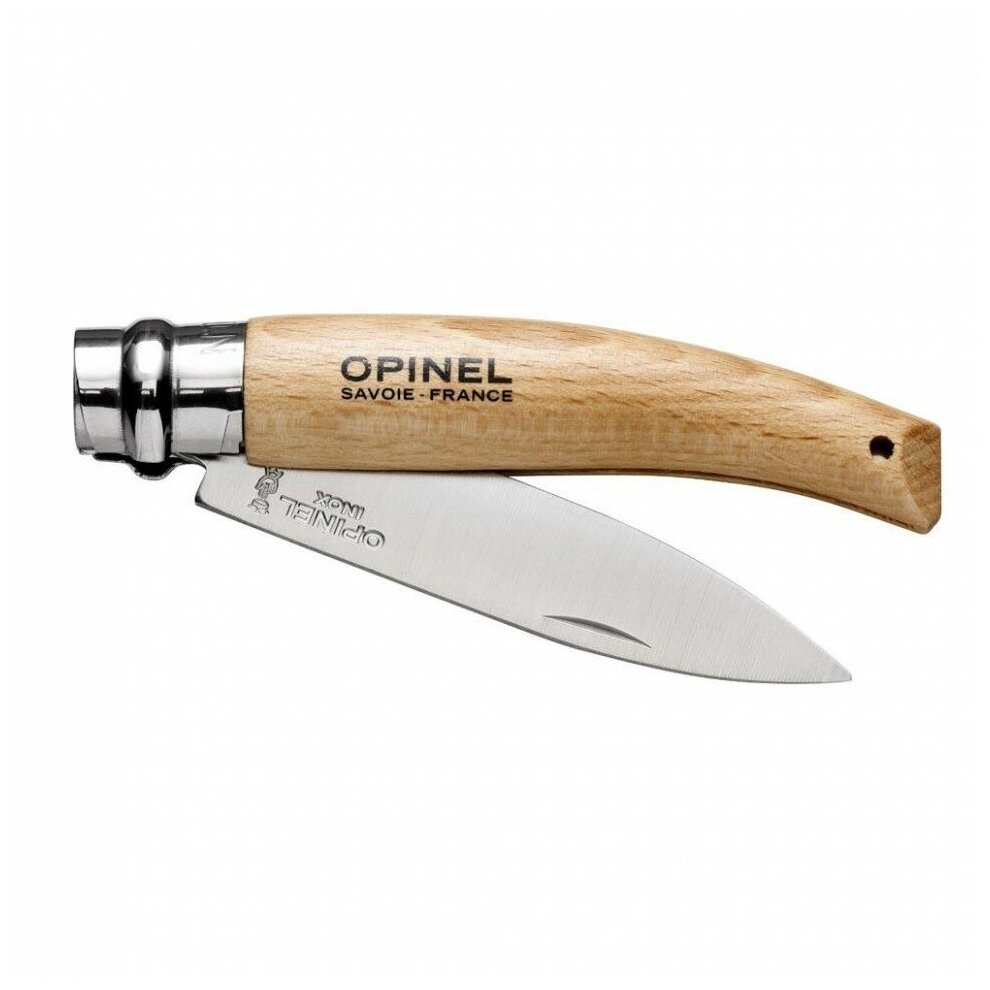Нож Opinel серии Nature №08 садовый, рукоять - бук 001216 Opinel 1216 - фотография № 2