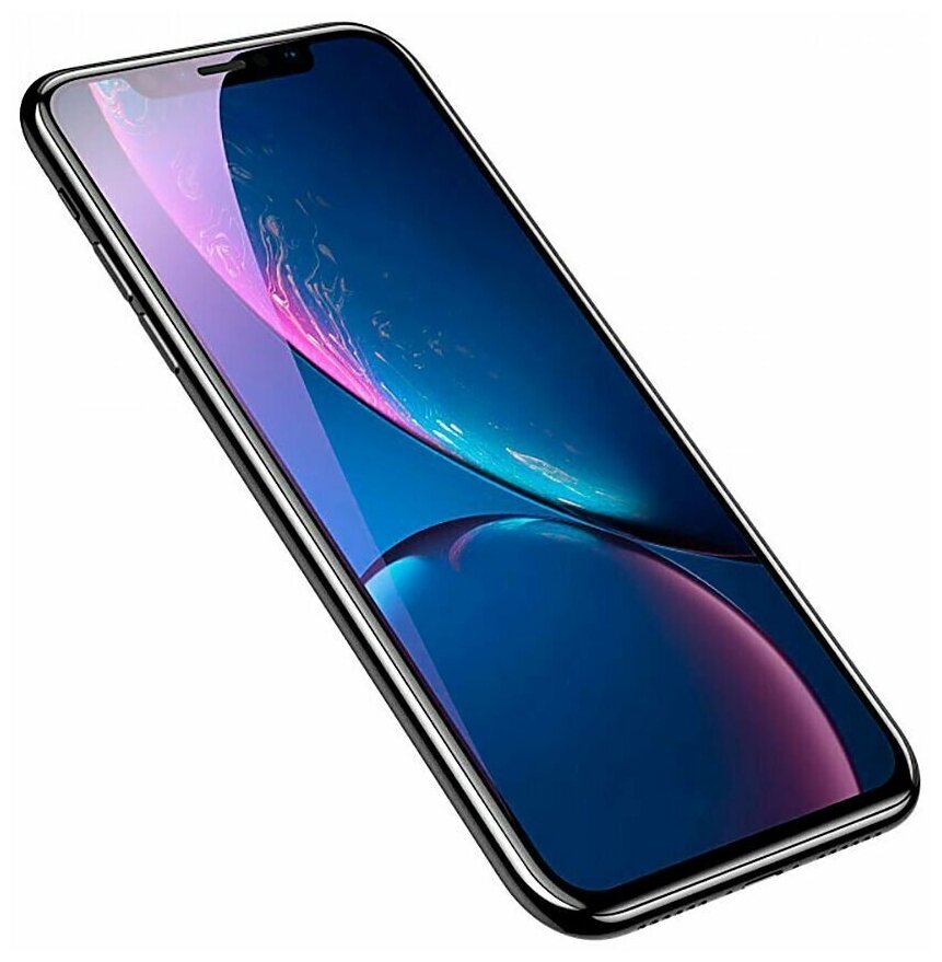 Защитное стекло Baseus (SGAPIPH65-HE01) для iPhone Xs Max (Black) - фото №2