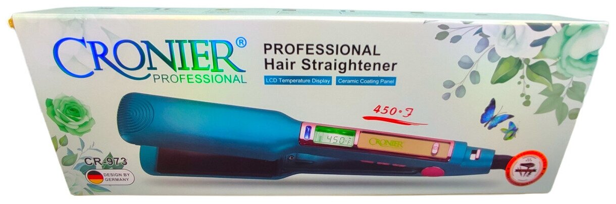 Выпрямитель для волос CR-973 / щипцы для волос/ плойка для волос - фотография № 7