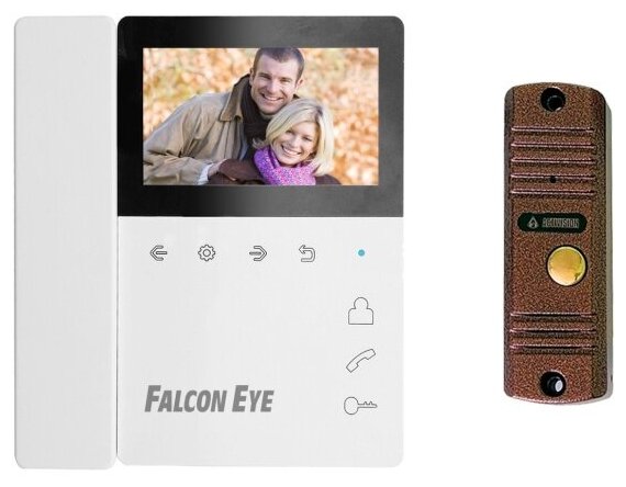Комплект видеодомофона Falcon Eye Lira + AVC-305 (PAL) Медь