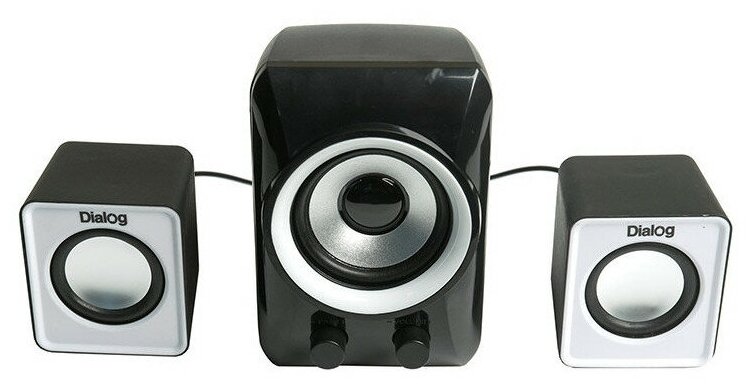 Dialog Colibri AC-202UP BLACK - колонки 2.1, 11W RMS, черные, питание от USB