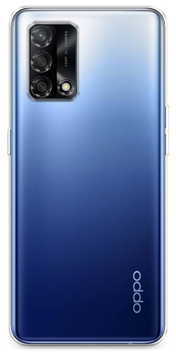 Чехол силиконовый для OPPO A74 (4G)/F19, X-CASE, прозрачный