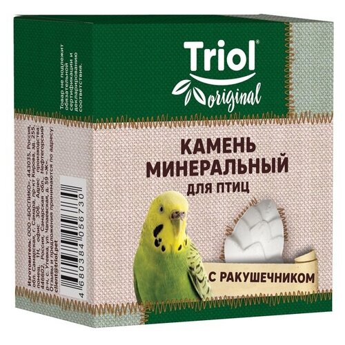 Минеральный камень Triol Original «Шишка» для птиц с ракушечником 25г