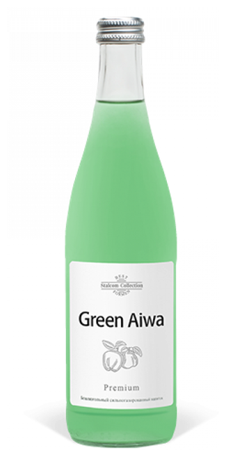 Лимонад "Formen" Green Aiwa 0,5 л стекло бут. 12 шт. - фотография № 1
