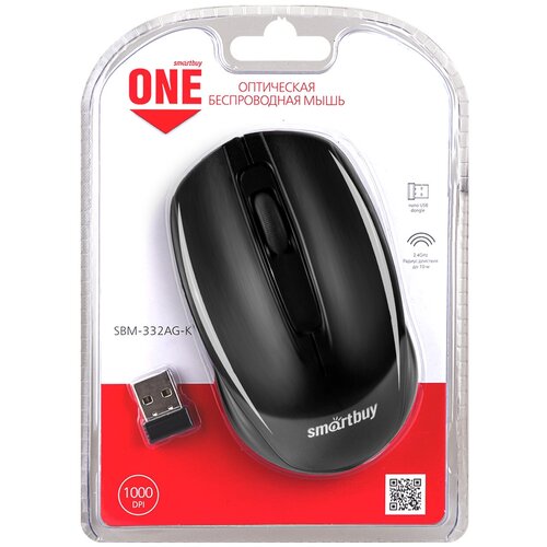 Мышь Smartbuy 332AG-K беспроводная 72000₽