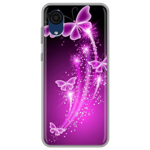 Дизайнерский силиконовый чехол для Samsung Galaxy A03 Core Бабочки дизайнерский силиконовый чехол для samsung galaxy a03 core органические цветы