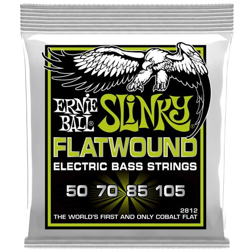 ERNIE BALL 2812 Flatwound Slinky Regular 50-105 Струны для бас-гитары
