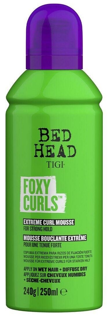 Tigi / Bed Head Foxy Curls Мусс для создания эффекта вьющихся волос, 250 мл