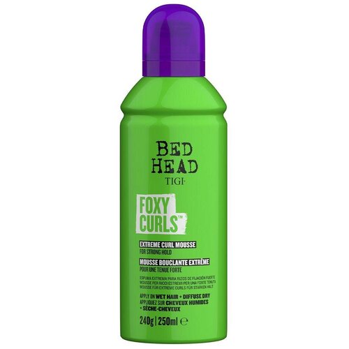 Tigi / Bed Head Foxy Curls Мусс для создания эффекта вьющихся волос, 250 мл дефинирующий крем для вьющихся волос tigi bed head foxy curls