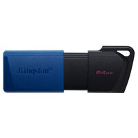 USB Flash Drive 64Gb - Kingston USB 3.2 Gen 1 DataTraveler Exodia M Black-Blue DTXM/64GB