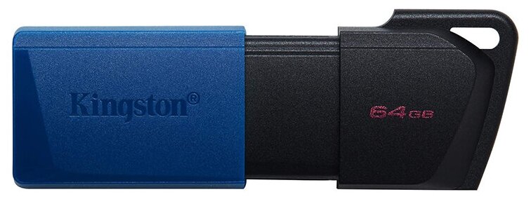USB Flash Drive 64Gb - Kingston USB 3.2 Gen 1 DataTraveler Exodia M Black-Blue DTXM/64GB