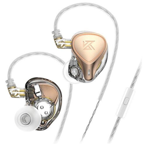 KZ Acoustics ZEX Pro с микрофоном (золотистый)