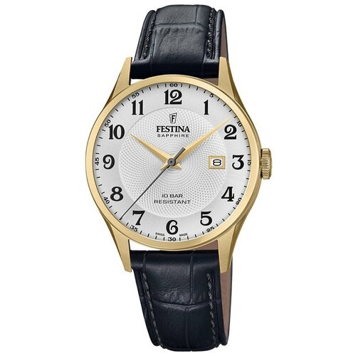 Наручные часы FESTINA Swiss Made, серебряный, золотой наручные часы festina swiss made золотой черный