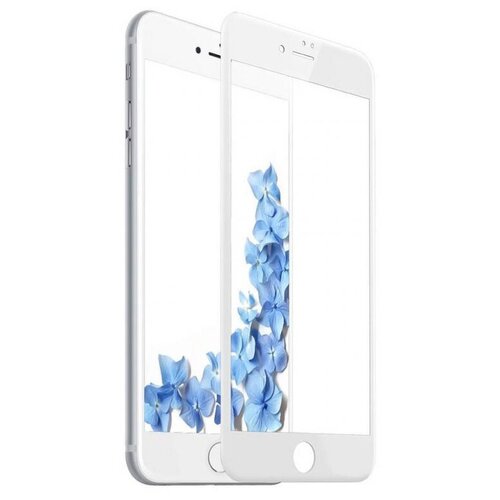 Противоударное защитное стекло для Apple iPhone 6 / 6S Ainy Full Screen Cover 3D 0.2mm Анти-шпион (Белый) защитное стекло interstep 3d full cover iphone xs x черная рамка с аппл