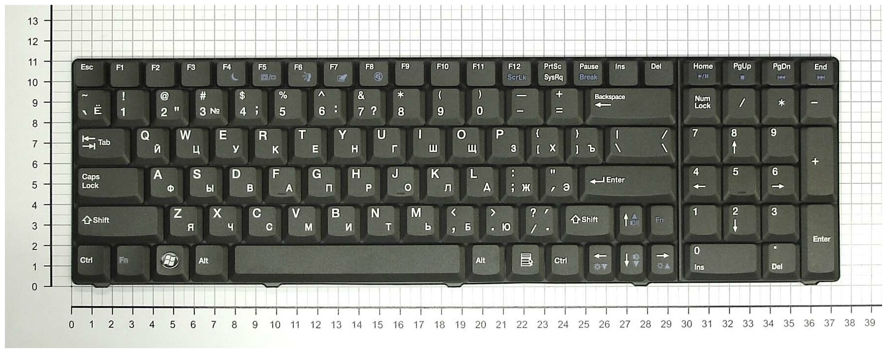 Клавиатура для ноутбука Acer eMachines G720 русская черная