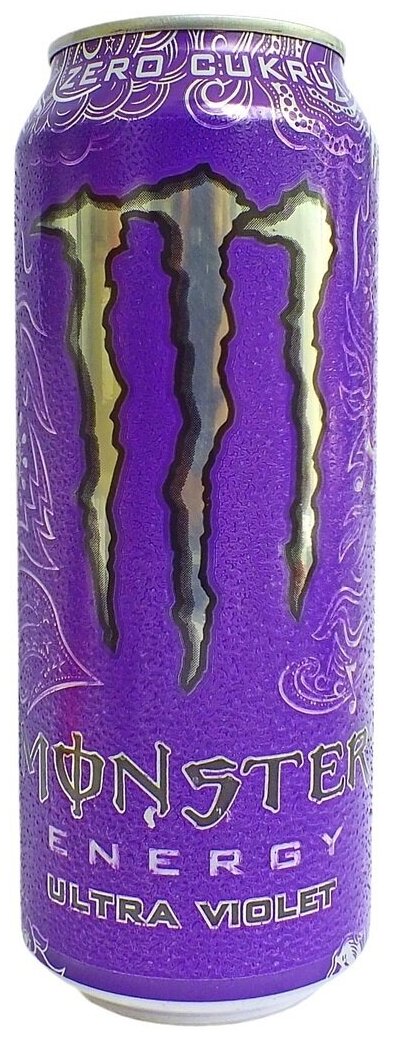 Энергетический напиток Monster Energy Ultra Violet (Польша), 500 мл - фотография № 1