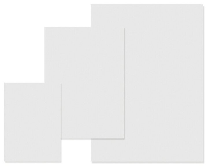 фото Доска для лепки Silwerhof 957005 прямоугольная A3 пластик 1мм цв. белый