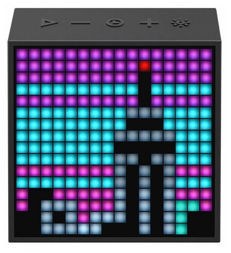 Портативная колонка Divoom Timebox Evo Portable Pixel Art LED Bluetooth Speaker Black