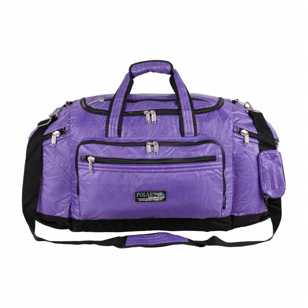 Спортивная сумка Polar, дорожная сумка, удобная сумка,плечевой ремень, полиэстер, с карманом для А4 71 х 29 х 26 - фотография № 11