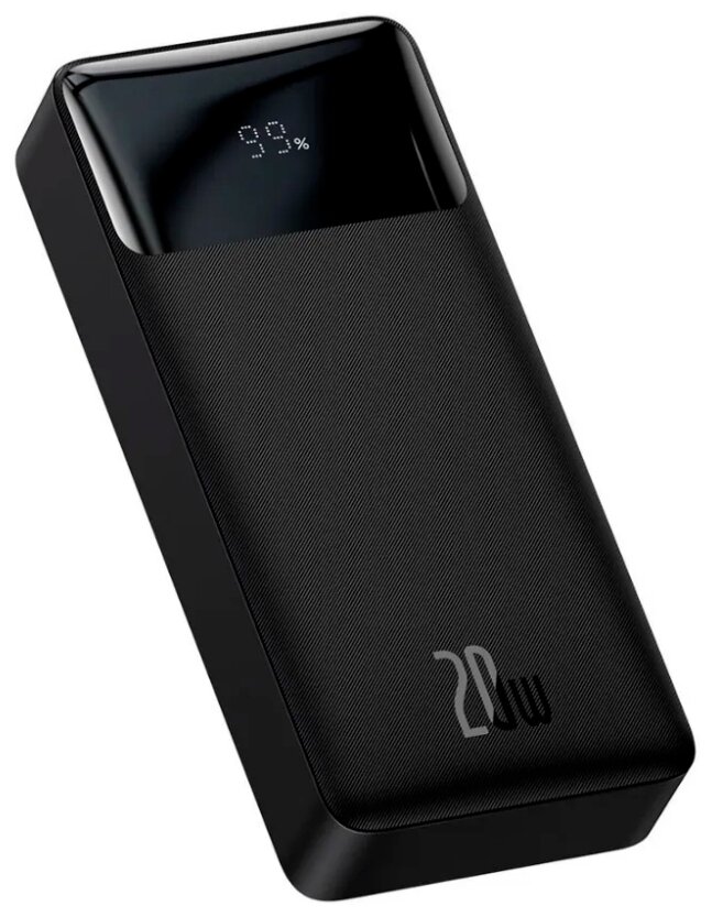 Внешний аккумулятор Baseus Bipow Digital Display 20000mAh 20W Black (PPDML-M01) - фото №1