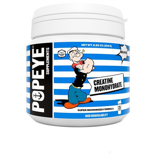 popeye supplements pre workout 250 гр гранат клюква Креатин POPEYE Creatin Monohydrate 250g